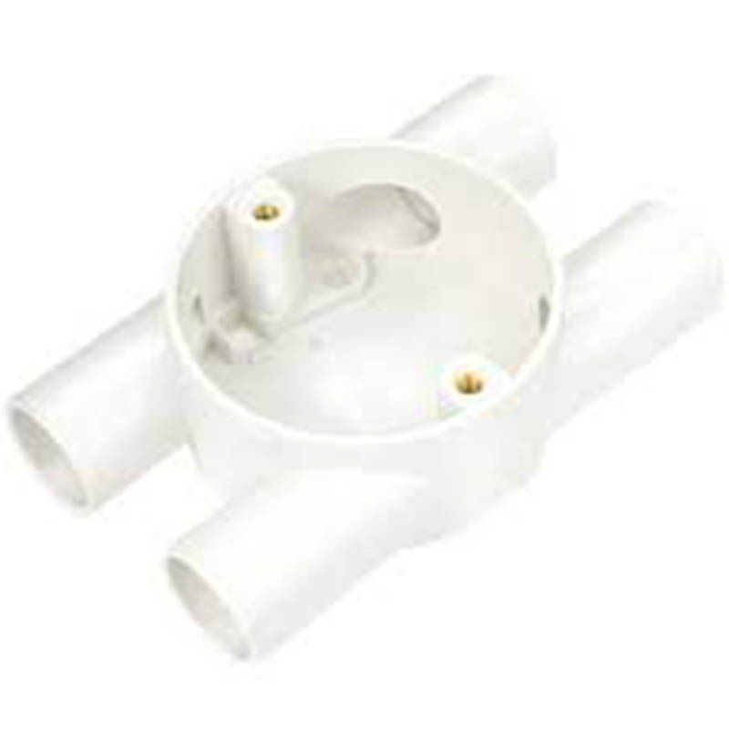 20mm White PVC Conduit H Box